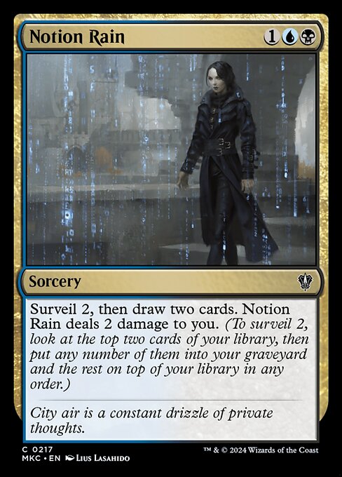 Notion Rain - Commander: Murders at Karlov Manor - C - 217