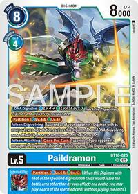 Paildramon - BT16-025 (Reprint) - Advanced Booster Digimon Generation - Super Rare - BT16-025 SR