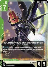 Gundam Deathscythe Hell - Steel Requiem - Rare - GD03-021