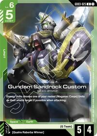 Gundam Sandrock Custom - Steel Requiem - Uncommon - GD03-025