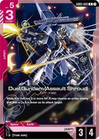 Duel Gundam (Assault Shroud) (GD03-042) - Steel Requiem - Uncommon - GD03-042