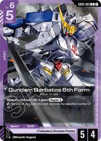 Gundam Barbatos 6th Form - Steel Requiem - Uncommon - GD03-061