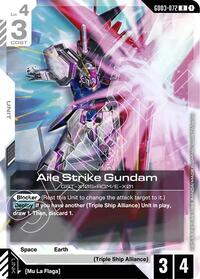 Aile Strike Gundam - Steel Requiem - Rare - GD03-072