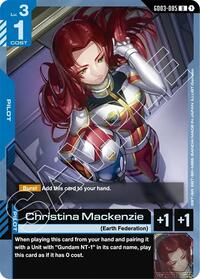 Christina Mackenzie - Steel Requiem - Uncommon - GD03-085