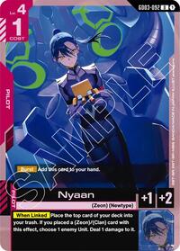 Nyaan - Steel Requiem - Uncommon - GD03-092