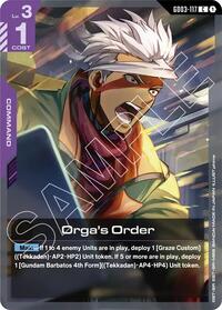 Orga's Order - Steel Requiem - Common - GD03-117