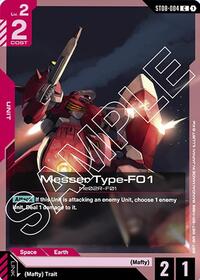 Messer Type-F01 - Starter Deck 08: Flash of Radiance - Common - ST08-004