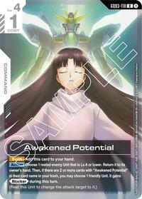Awakened Potential (Store Tournament Participant Pack 03) - Gundam Promotional Cards - Rare - GD03-118