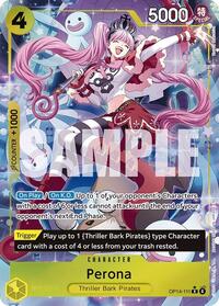 Perona - OP14-111 (Alternate Art) - The Azure Sea's Seven - R - OP14-111