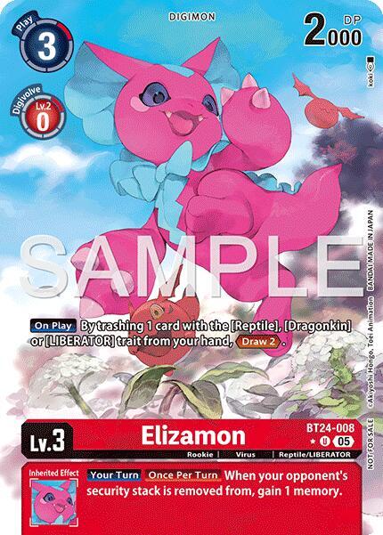 Elizamon (Box Topper) - Time Stranger - Uncommon - BT24-008 U