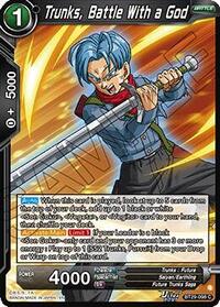 Trunks, Battle With a God - Fearsome Rivals - Common - BT29-098