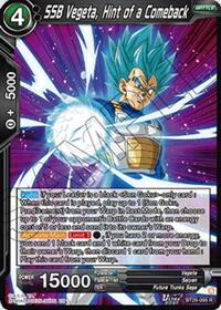 SSB Vegeta, Hint of a Comeback - Fearsome Rivals - Rare - BT29-095