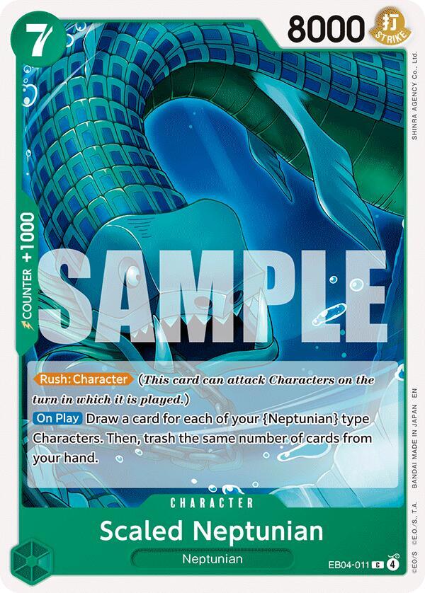 Scaled Neptunian - The Azure Sea's Seven - C - EB04-011