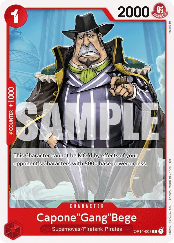 Capone"Gang"Bege - The Azure Sea's Seven - C - OP14-003