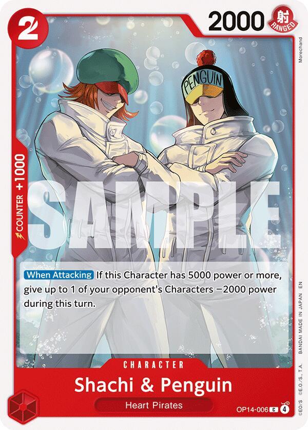 Shachi & Penguin - The Azure Sea's Seven - C - OP14-006