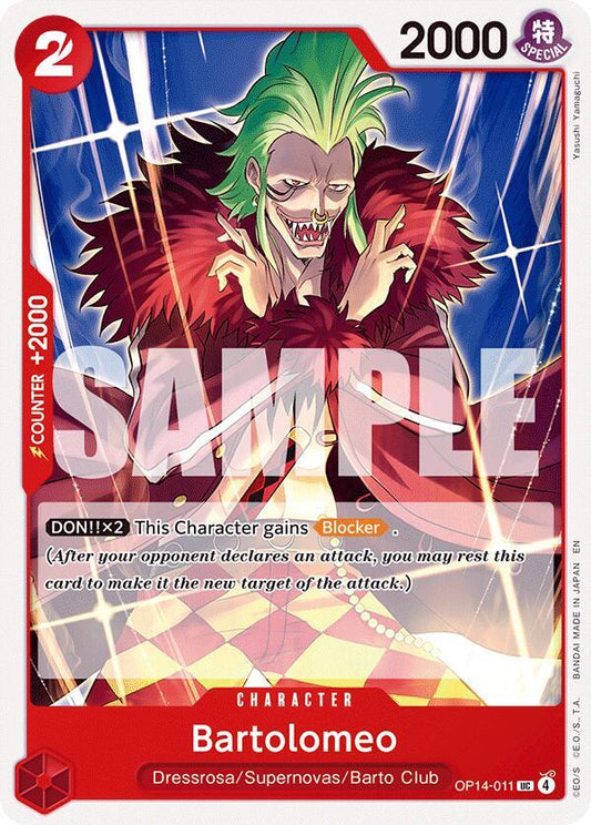Bartolomeo - The Azure Sea's Seven - UC - OP14-011
