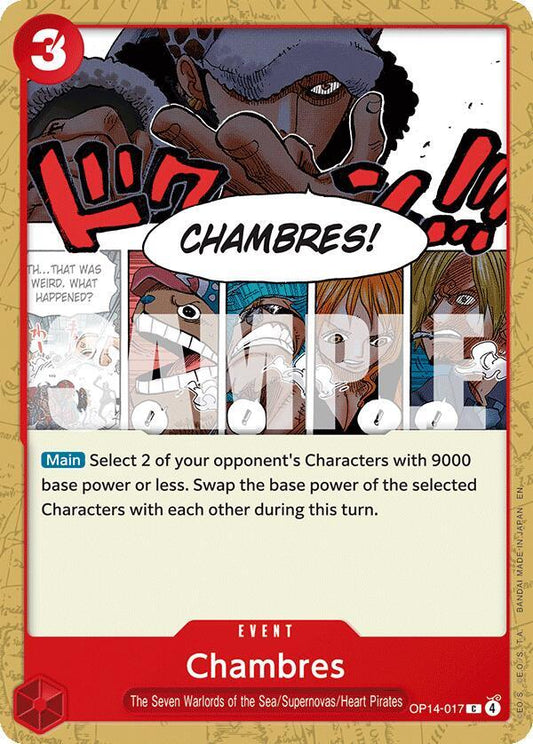Chambres - The Azure Sea's Seven - C - OP14-017