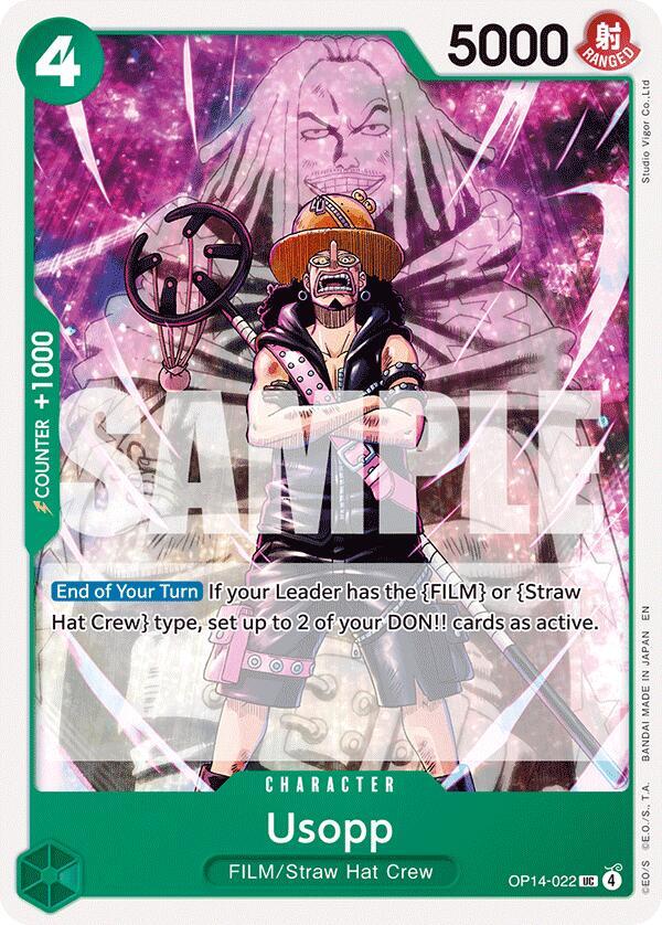 Usopp - The Azure Sea's Seven - UC - OP14-022