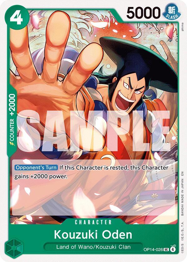 Kouzuki Oden - The Azure Sea's Seven - UC - OP14-026
