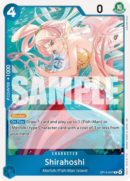 Shirahoshi - The Azure Sea's Seven - R - OP14-047