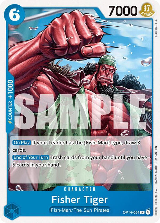 Fisher Tiger - The Azure Sea's Seven - UC - OP14-054