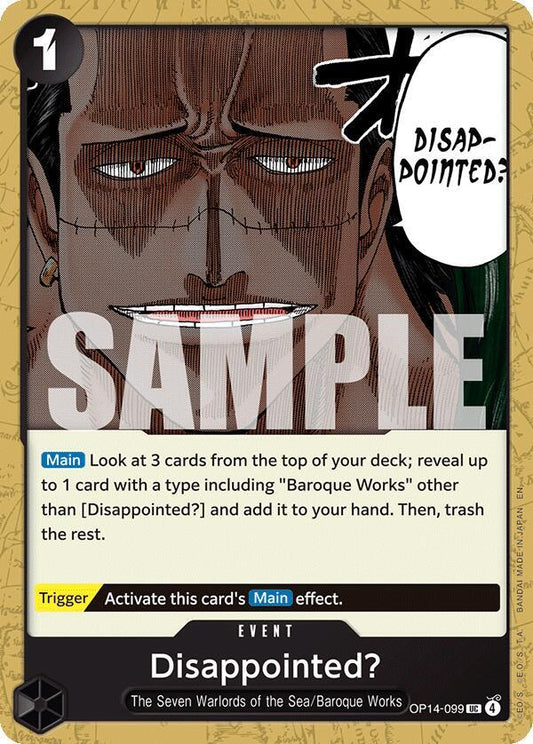 Disappointed? - The Azure Sea's Seven - UC - OP14-099
