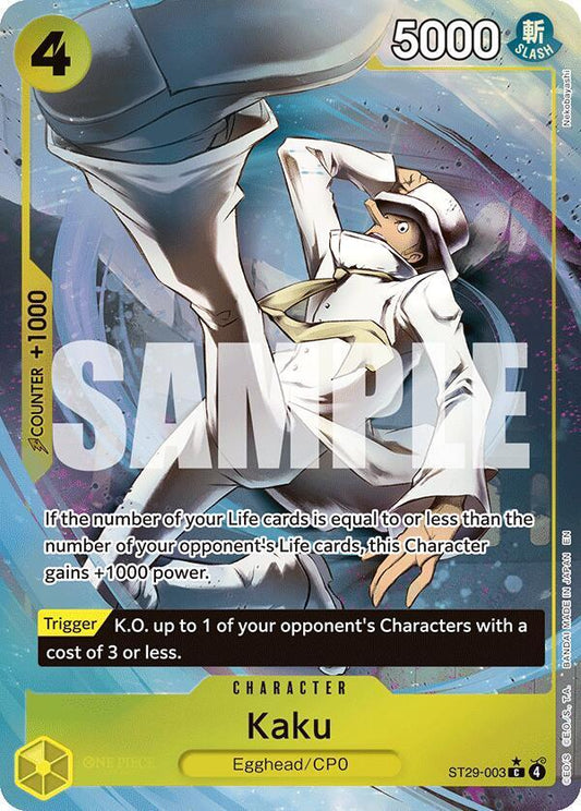 Kaku (Full Art) - Starter Deck 29: Egghead - C - ST29-003