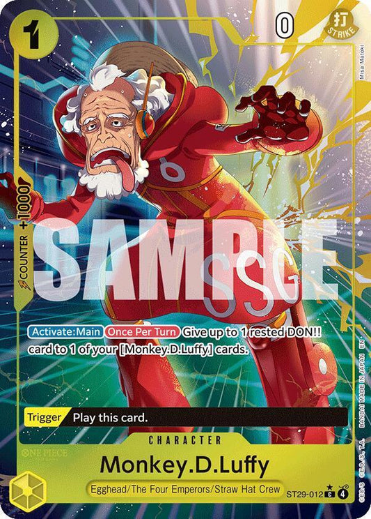 Monkey.D.Luffy (012) (Full Art) - Starter Deck 29: Egghead - C - ST29-012