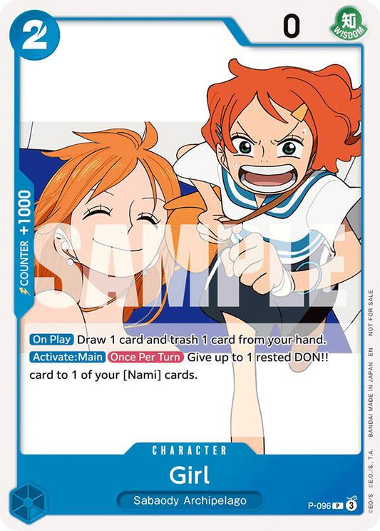 Girl (OP14 Release Event) - One Piece Promotion Cards - PR - P-096