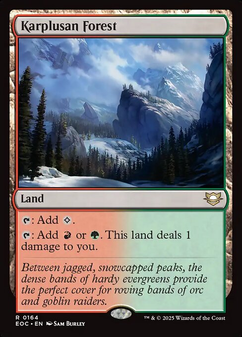 Karplusan Forest - Commander: Edge of Eternities - R - 164