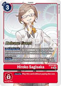 Hiroko Sagisaka - Time Stranger Release Event Cards - Rare - BT24-083 R