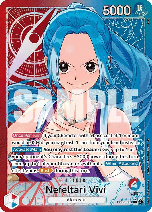 Nefeltari Vivi (001) (Alternate Art) - Extra Booster: One Piece Heroines Edition - L - EB03-001