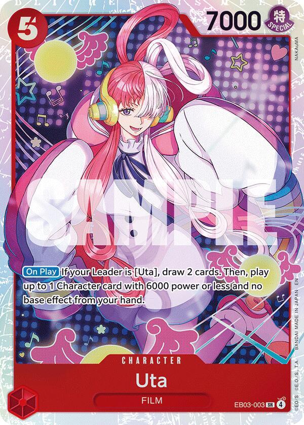 Uta (003) - Extra Booster: One Piece Heroines Edition - SR - EB03-003