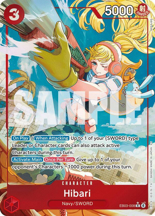 Hibari (Alternate Art) - Extra Booster: One Piece Heroines Edition - R - EB03-008