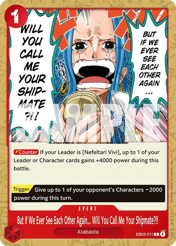 But If We Ever See Each Other Again... Will You Call Me Your Shipmate?!! - Extra Booster: One Piece Heroines Edition - C - EB03-011