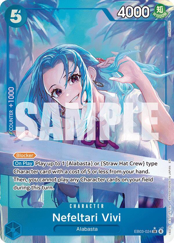 Nefeltari Vivi (024) (Alternate Art) - Extra Booster: One Piece Heroines Edition - SR - EB03-024