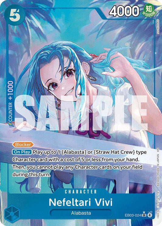 Nefeltari Vivi (024) (Alternate Art) - Extra Booster: One Piece Heroines Edition - SR - EB03-024