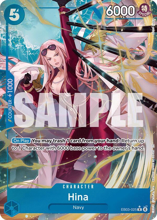 Hina (Alternate Art) - Extra Booster: One Piece Heroines Edition - R - EB03-025
