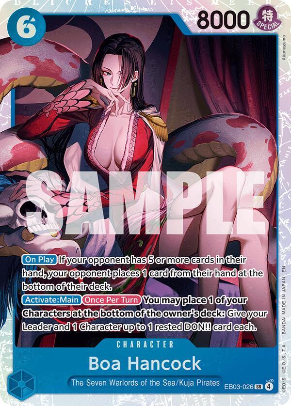 Boa Hancock - Extra Booster: One Piece Heroines Edition - SR - EB03-026