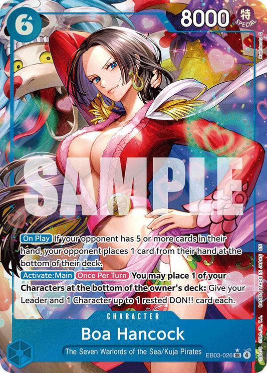 Boa Hancock (Alternate Art) - Extra Booster: One Piece Heroines Edition - SR - EB03-026