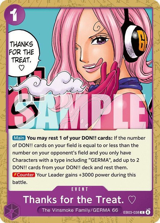 Thanks for the Treat. - Extra Booster: One Piece Heroines Edition - C - EB03-038