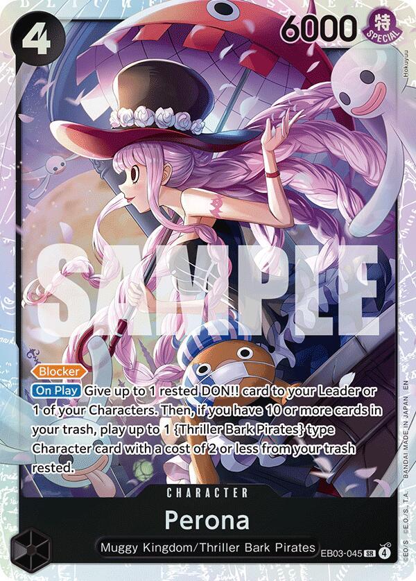 Perona (045) - Extra Booster: One Piece Heroines Edition - SR - EB03-045