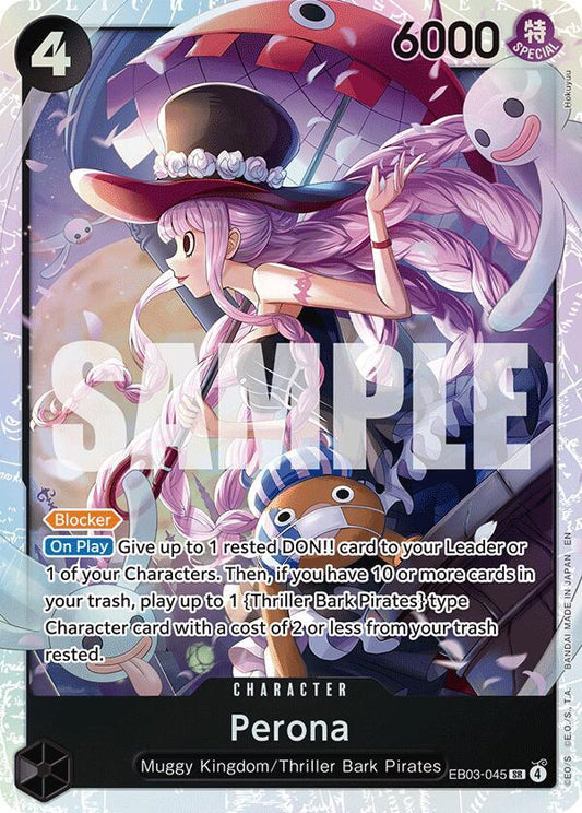 Perona (045) - Extra Booster: One Piece Heroines Edition - SR - EB03-045