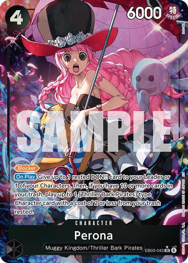 Perona (045) (Alternate Art) - Extra Booster: One Piece Heroines Edition - SR - EB03-045