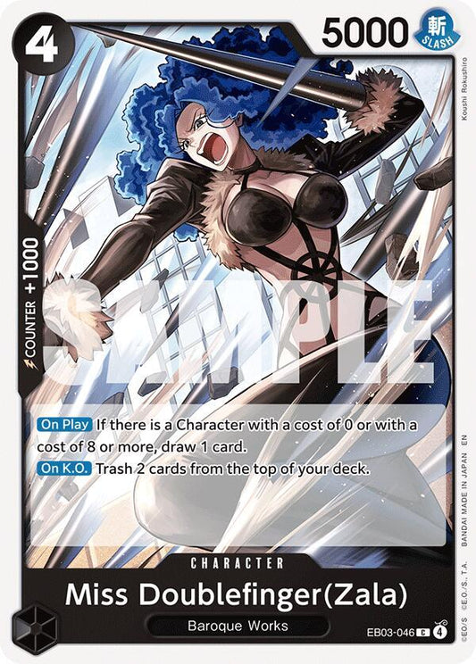 Miss Doublefinger(Zala) - Extra Booster: One Piece Heroines Edition - C - EB03-046
