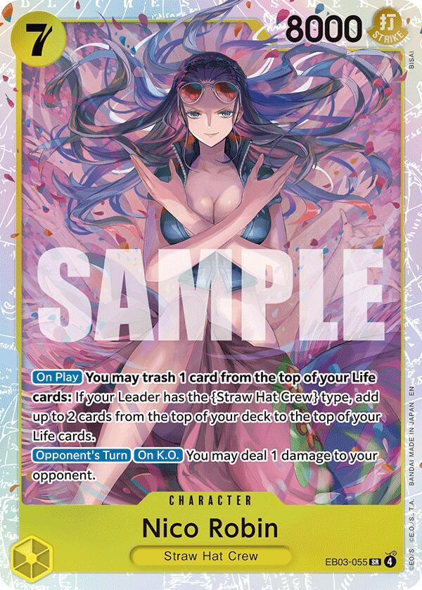 Nico Robin (055) - Extra Booster: One Piece Heroines Edition - SR - EB03-055