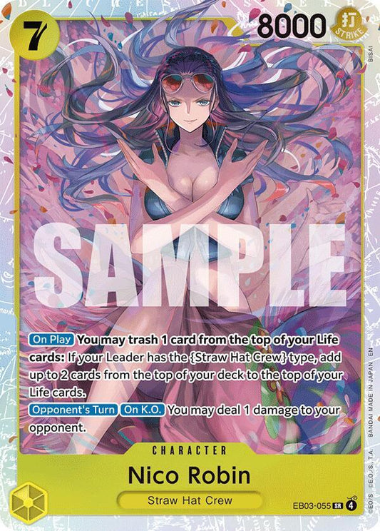 Nico Robin (055) - Extra Booster: One Piece Heroines Edition - SR - EB03-055