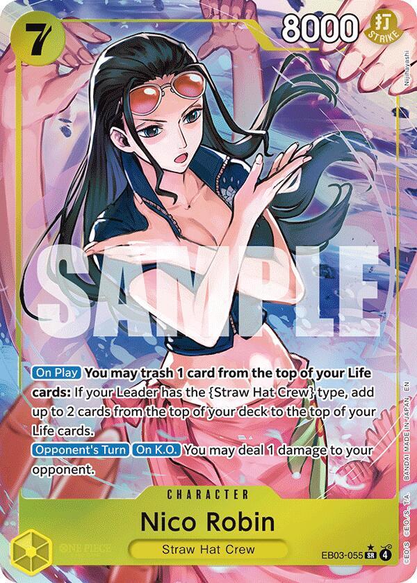 Nico Robin (055) (Alternate Art) - Extra Booster: One Piece Heroines Edition - SR - EB03-055