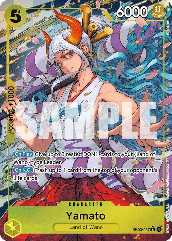 Yamato (Alternate Art) - Extra Booster: One Piece Heroines Edition - R - EB03-057