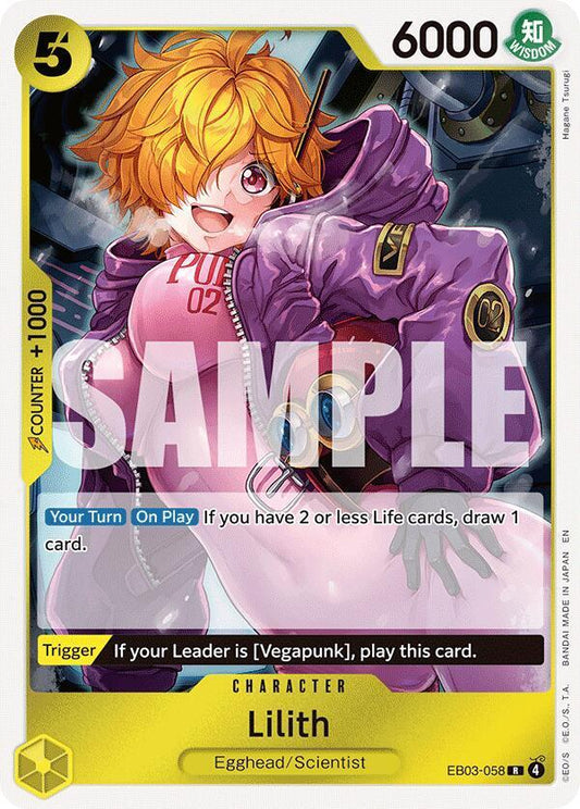 Lilith - Extra Booster: One Piece Heroines Edition - R - EB03-058